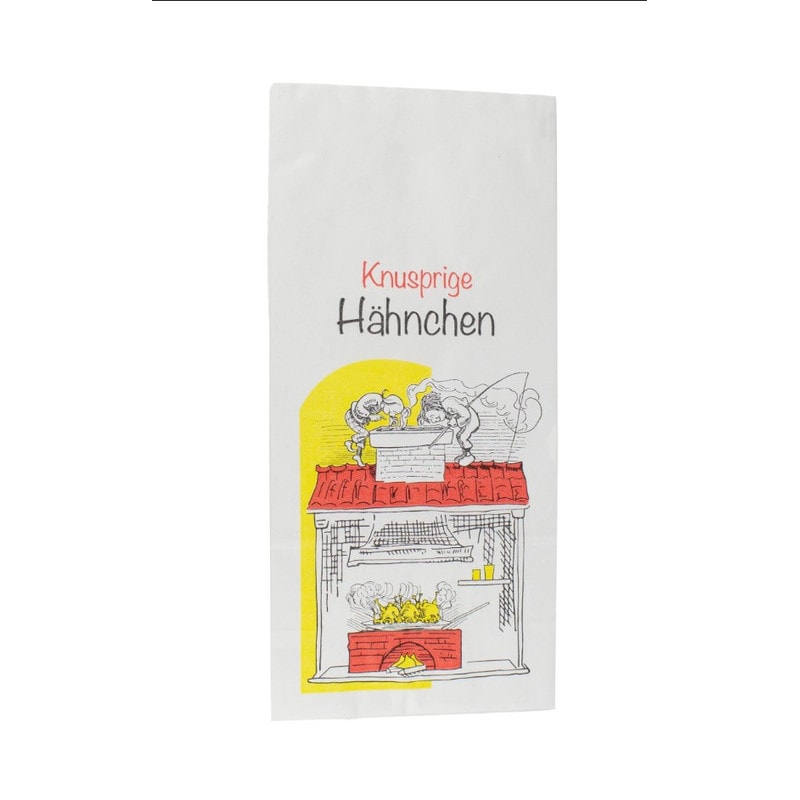 DayBays 1000 Stk. Warmhaltebeutel  1/1 Hähnchen 3-lagig mit Alueinsatz "Max & Moritz"