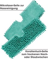 thumbnail of CLEANmaxx Ersatz-Wischtuch 2er-Set türkis