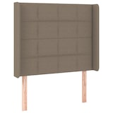 thumbnail of vidaXL Boxspringbett mit Matratze & LED Taupe 90x190 cm Stoff