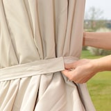 thumbnail of Parasol Meran Pro, horeca marktparasol zonder vouw Ø 5m polyester/aluminium 28kg ~ crème zonder voet