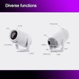 thumbnail of Mini Videoprojecteur Android 12 1080P 130 Pouces Portable WiFi Bluetooth YONIS