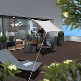 thumbnail of 2x2 Zonnezeil Vierkant - Waterdicht Tuinzeil Schaduwdoek Patio Terras Balkon Tuinluifel Zonwering