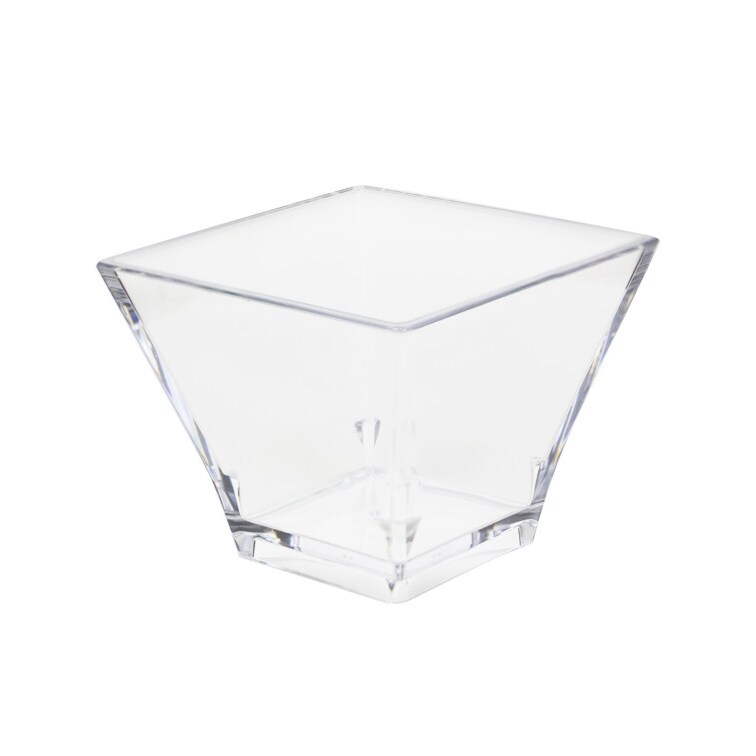 MONOUSO - Plastikschüssel Durable SAN "Pagoda" Transparent 88ml (6 Stück)