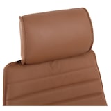 thumbnail of Silla de oficina Rako de cuero auténtico Marrón claro