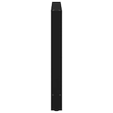 thumbnail of vidaXL Esstischbeine Schwarz 2 Stk. 100x(72-73) cm Stahl