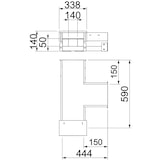 thumbnail of OBO Bettermann T-Stück BSKH09-T0521 7215641