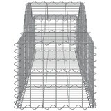 thumbnail of vidaXL Gabionen mit Hochbogen 9 Stk. 200x50x40/60 cm Verzinktes Eisen