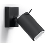 thumbnail of Projetor de parede ETNA metal preto 1x GU10 máx. 40 Watt LE26781