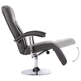 thumbnail of Fauteuil TV gris similicuir Modèle Gervella