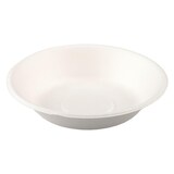 thumbnail of 250x Schalen aus Bagasse, 680ml, naturweiß, rund Ø19cm, 50Stk.