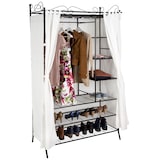 thumbnail of Metall-Garderobenschrank mit Vorhang 112x207x57cm