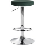 thumbnail of Tabouret de bar Ponte revêtement velours Vert/Chrome