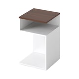 thumbnail of COSTWAY Mesa lateral de madeira, 3 níveis, mesa de sofá, mesa de cabeceira, moderna, para sala de estar e quarto