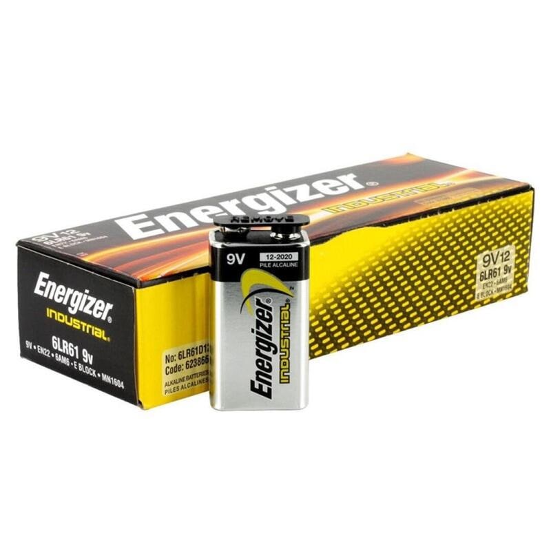 Energizer Industrial Pila Alcalina Lr61 9V 1,5V Caja*12