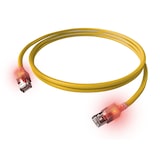thumbnail of EasyLan S/FTP DualBoot® LED Kabel Cat.6A (Class EA), LSOH, geel, 5 m