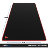 thumbnail of Titanwolf Gaming Mauspad, XXXL Speed Mousepad 1200 x 600 mm, Geschwindigkeit & Präzision, Symbol Red