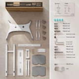 thumbnail of ONKRON Soporte TV con Ruedas y Altura Regulable, para Pantallas de 50 a 86", hasta 105 kg, VESA máximo 800x500 mm, TS1881-W Blanco