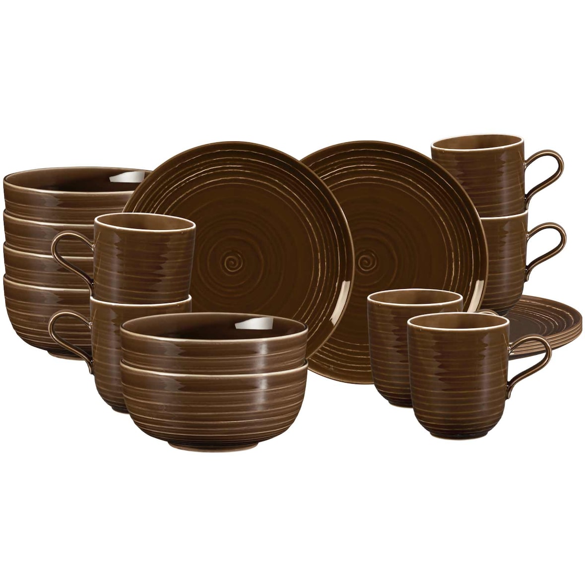 Seltmann Weiden Terra Frühstücks-Set 18-teilig erdbraun
