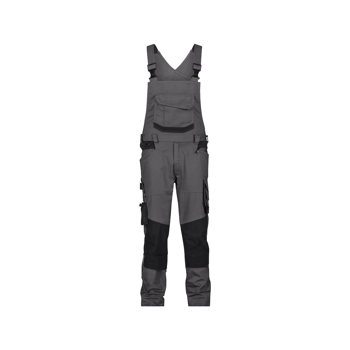 DASSY Tronix Next Stretch-Latzhose | D-FX Flex | GRS ≥65 % recycelt | 4-Way Stretch | EN 14404 | Art.-Nr. 400169 anthrazitgrau/schwarz 50 STANDARD