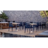 thumbnail of METRO PROFESSIONAL Fauteuil de terrasse Saphir, empilable, plastique, bleu pétrole