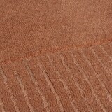 thumbnail of Handgewebter Wollteppich mit feinen Randdetails, `Mole`. Farbe: Orange, 160x230 cm | Kadima Design