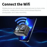 thumbnail of Camera Sport 5K 30FPS WIFI HD Anti-Shake Dual-Screen IP68 Étanche 64G Inclus YONIS