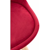 thumbnail of Set De 4 Sillas De Comedor Linares Rojo/Terciopelo