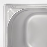 thumbnail of Equipementpro - 18/10 GN 1/6 professioneller Edelstahlbehälter Vogue 200 mm
