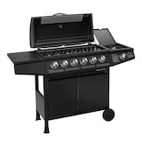 thumbnail of TAINO BASIC 6+1 Brenner Gasgrill Abdeckung Set Regler BBQ Grill Zubehör schwarz