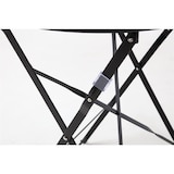thumbnail of Table de terrasse en acier Bolero noire