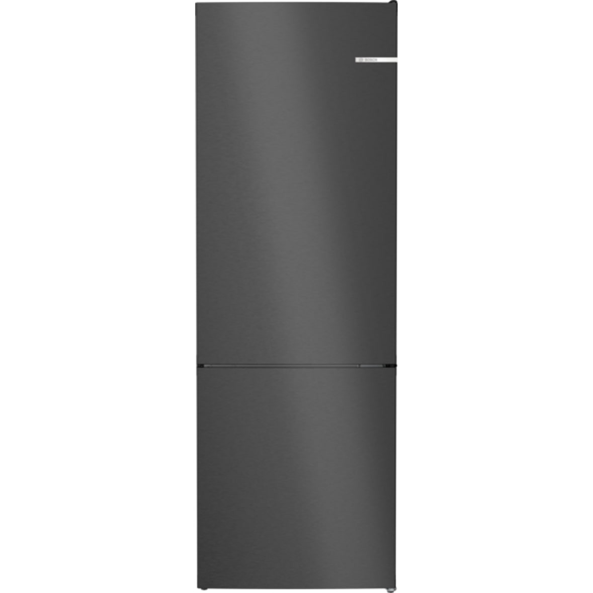 Bosch FullHouse Serie 4 KGN492XCF Freistehende Kühl-Gefrier-Kombination mit Gefrierbereich unten, 203 x 70 cm, Edelstahl schwarz