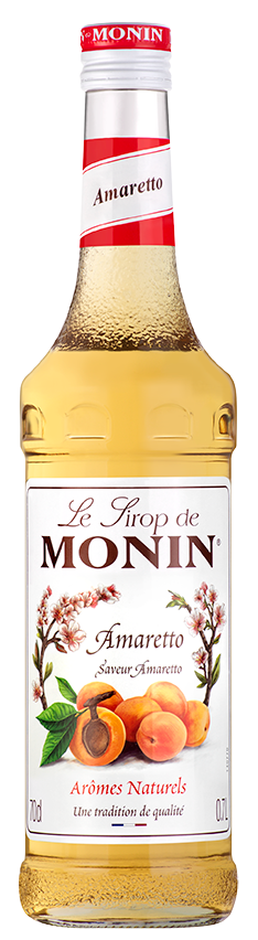 MONIN - Sirop Saveur Amaretto 70 cl pour cocktails ou boissons chaudes