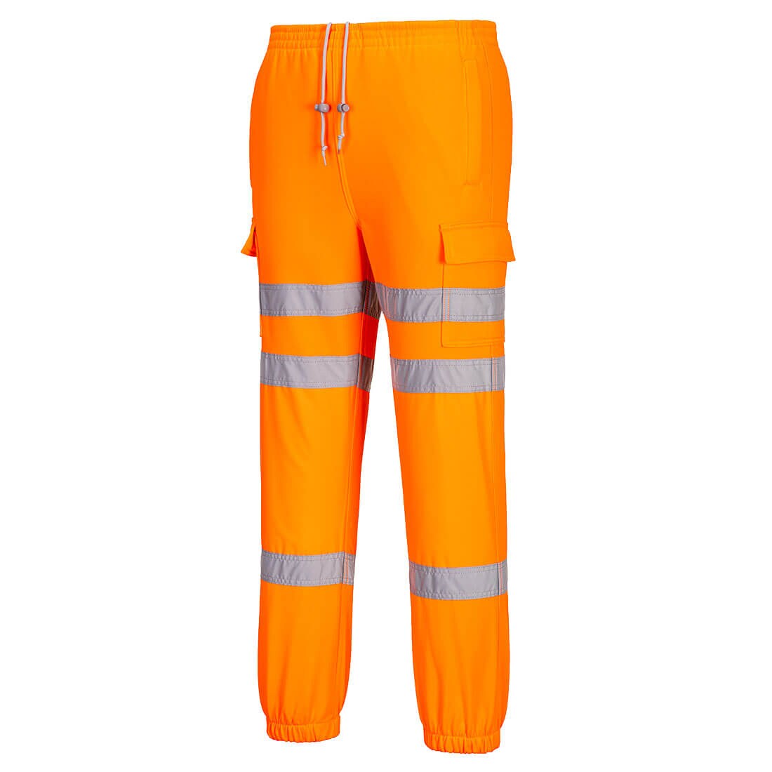 Portwest - Pantalon de travail type Jogging haute visibilité RIS Orange Taille L
