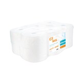 thumbnail of Großmenge Handtuchrollen, 2-lagig, 240 Rollen, 33600m gesamt, 140m je Rolle, 100% Zellstoff, CIL- les Tissue, autocut-Series D