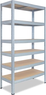 thumbnail of shelfplaza PRO 155x80x40 cm Schwerlastregal in verzinkt mit 6 Böden und 166 kg Traglast pro Boden
