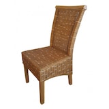 thumbnail of Esszimmer Stühle Set 2 Stück Rattanstühle Esstisch Stühle Perth braun Korbstühle : ohne Sitzkissen