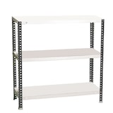 thumbnail of SimonRack Estantería Metálica con tornillos 1000x1100x300 mm, 3 Alturas, 90 kg de Punto Flexión, Antracita/Blanco - Comfort