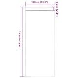 thumbnail of vidaXL Verdunkelungs-Vorhänge mit Ringen 2 pcs Himmelblau 245 x 140 cm