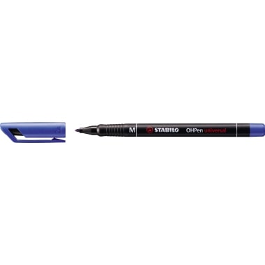 STABILO stylo-feutre OHPen permanent 1 mm bleu
