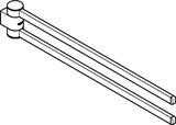 thumbnail of Grohe Handtuchhalter SELECTION 441mm sch