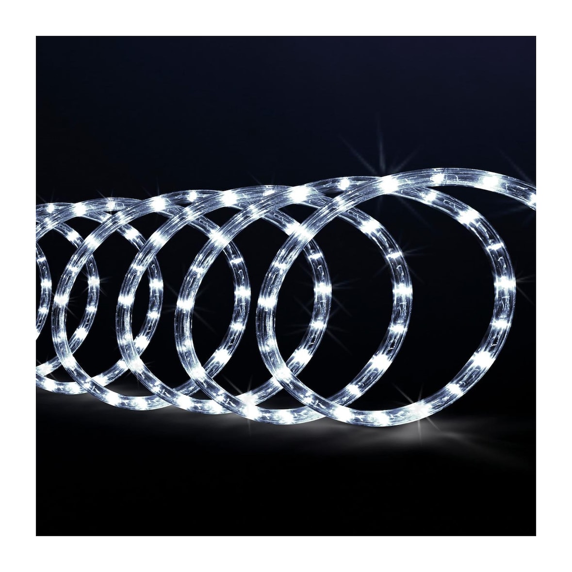 Guirlande d'extérieur Tube lumineux 720 LED Blanc froid 40 m 8 jeux de lumière