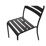 thumbnail of METRO Professional Chaise de terrasse BASALT, empilable, acier, gris foncé