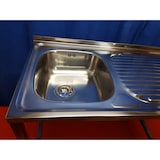 thumbnail of Fregadero industrial barra con hueco lavavajillas, largo 100 cm. YOSTIN®