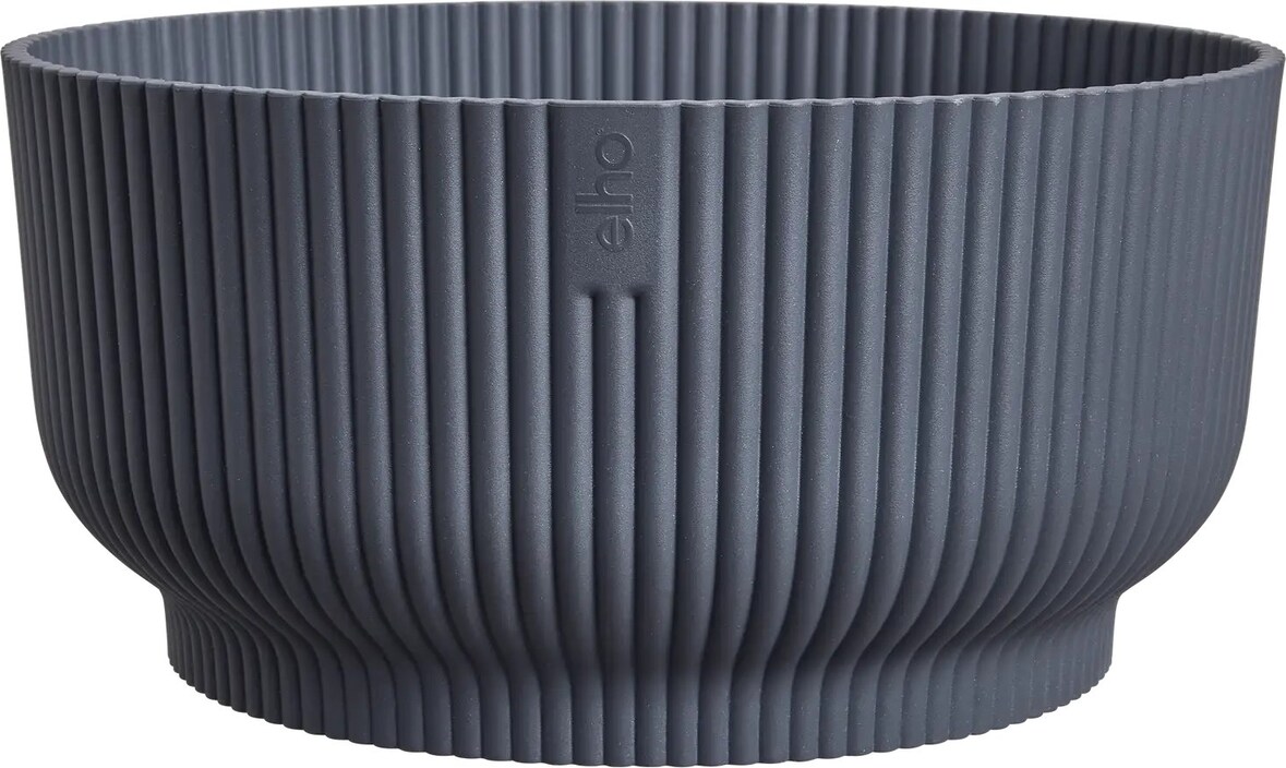 elho Vibes Fold Übertopf Ø 14 cm Anthrazit Blumentopf Design-Pflanztopf modern