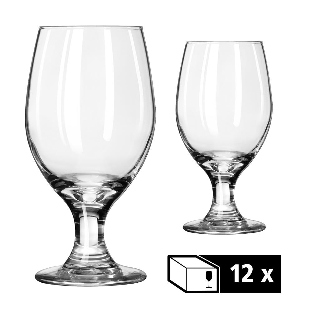 Libbey 12er Set Goblet Gläser -PERCEPTION- 414 ml, Ø 8,5 cm, H: 16,5 cm