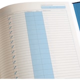 thumbnail of Libro de reservas A4 forrado tela Azul Marino