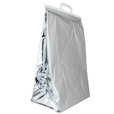 thumbnail of Metallisierte Kühltasche mit festem Boden - 32 x 48 x 20 cm (Öffnung x Höhe x Faltenbalg) - 38 L Volumen - LDPE-Schaumstoffisolierung - pro 50 Stück