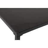 thumbnail of aro Outdoor loungeset, 4-delig, staal/synthetische stof, 2 enkele fauteuils, 1 2-zitsbank, 1 salontafel, zwart/grijs