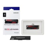 thumbnail of Samsung - 990 Pro - Disque Ssd Interne - 2 To - Avec Dissipateur - Pcie 4.0 - Nvme 2.0 - M2 2280 - Jusqu'a 7450 Mo/s (mz-v9p2t0g