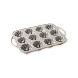 thumbnail of Nordic ware 75th anniversary mini tortiera 12 impronte da cm 8,9 in corda intrecciata, alluminio pressofuso qualità extra